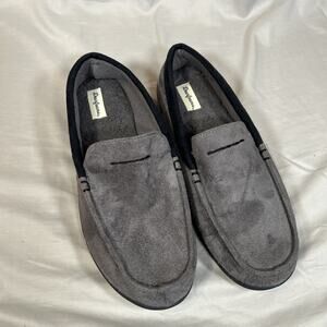 Mens Dearfoams Slippers Gray, Large, 11-12